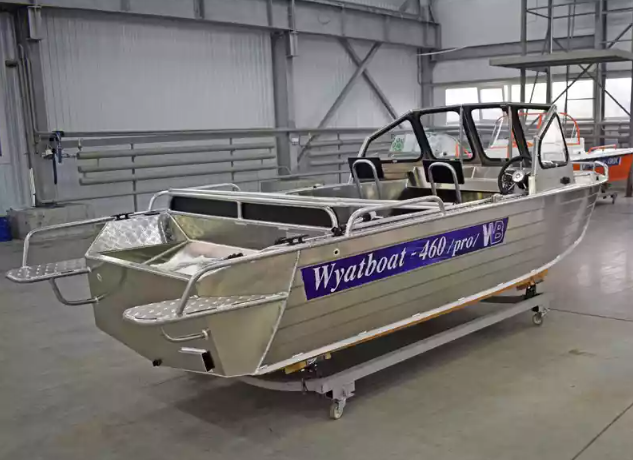 Алюминиевый катер Wyatboat-460 DCM Pro в Сергиевом Посаде
