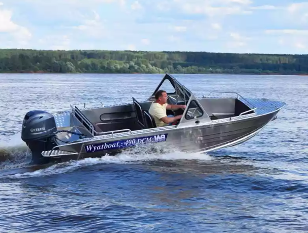Алюминиевый катер Wyatboat-490 DCM Pro в Сергиевом Посаде
