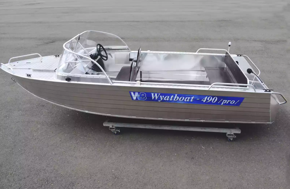 Алюминиевый катер Wyatboat-490 Pro в Сергиевом Посаде