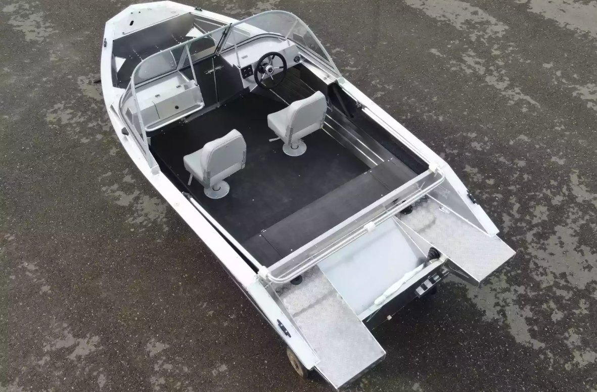 Алюминиевый катер Неман-450 DC NEW без покраски в Сергиевом Посаде