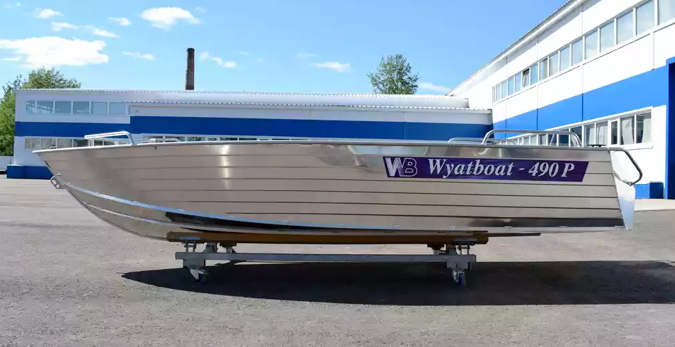 Алюминиевая лодка Wyatboat-490 P в Сергиевом Посаде