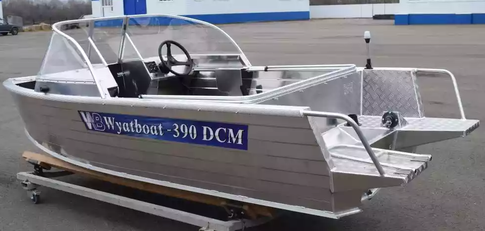 Алюминиевая лодка Wyatboat-390 DCM Увеличенный борт в Сергиевом Посаде