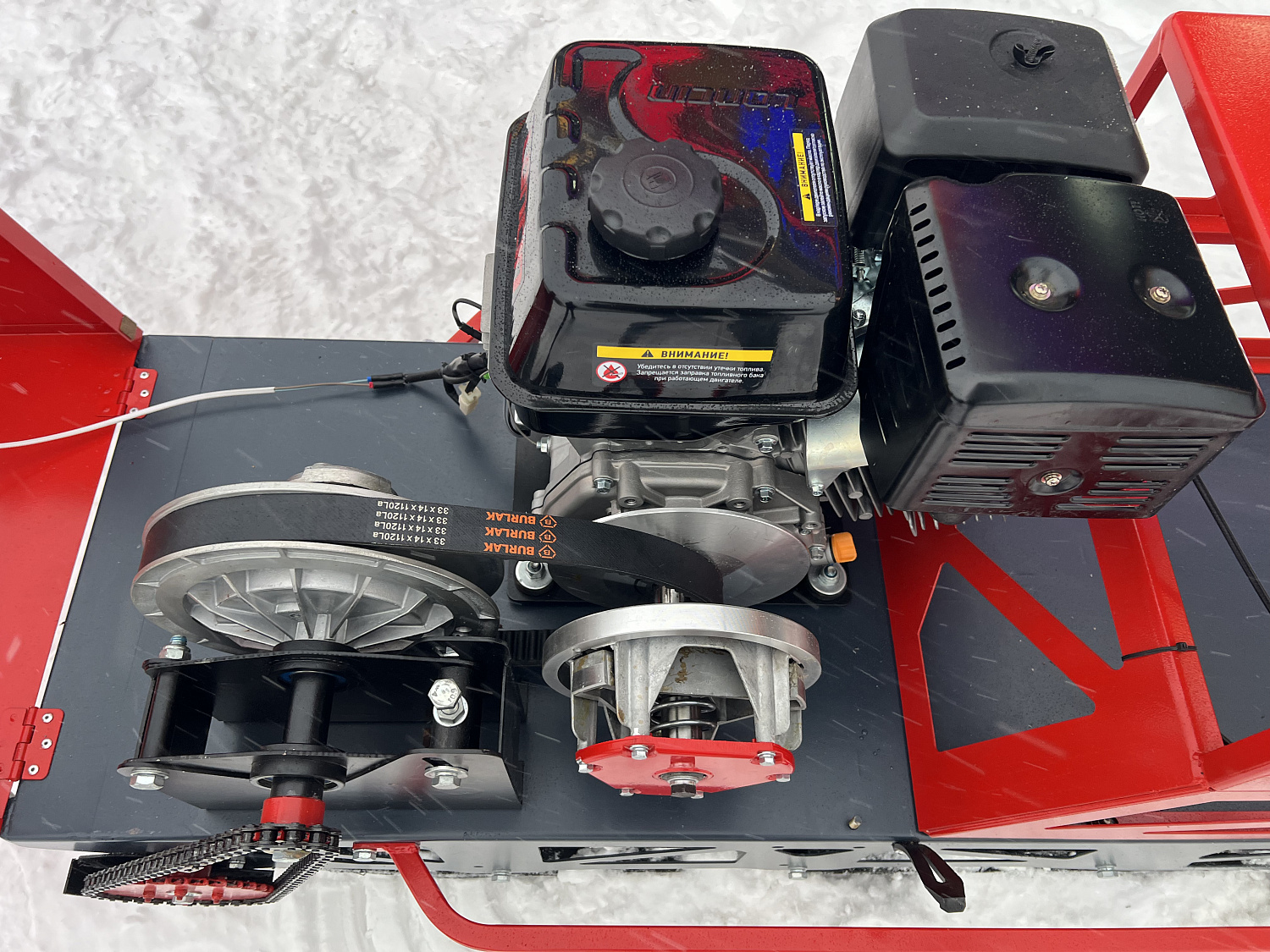 Мотобуксировщик EX-MOTO SNOWDOG S500 15л.с в Сергиевом Посаде