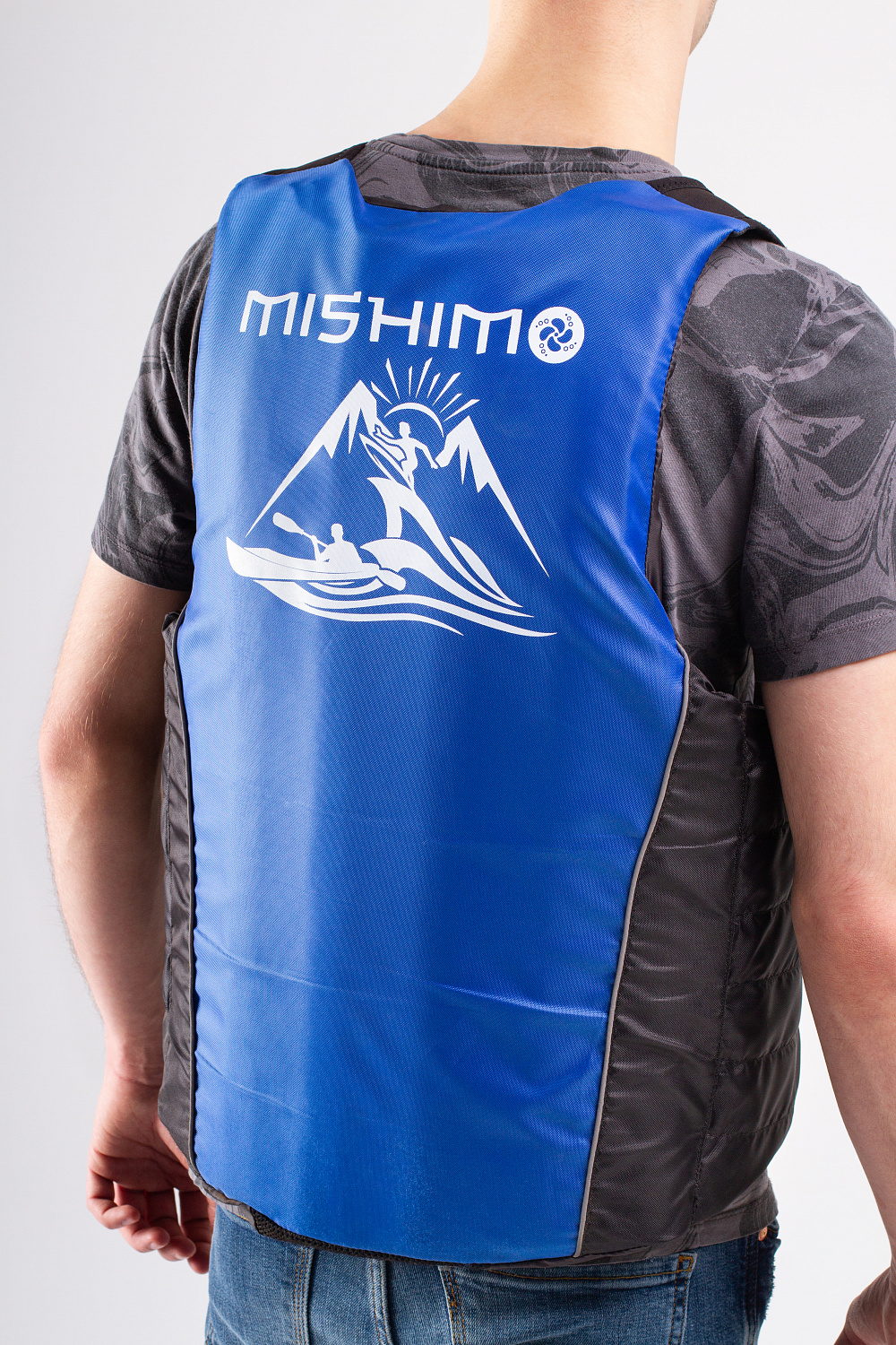 Жилет спасательный MISHIMO PRO Премиум качества Черно-синий в Сергиевом Посаде