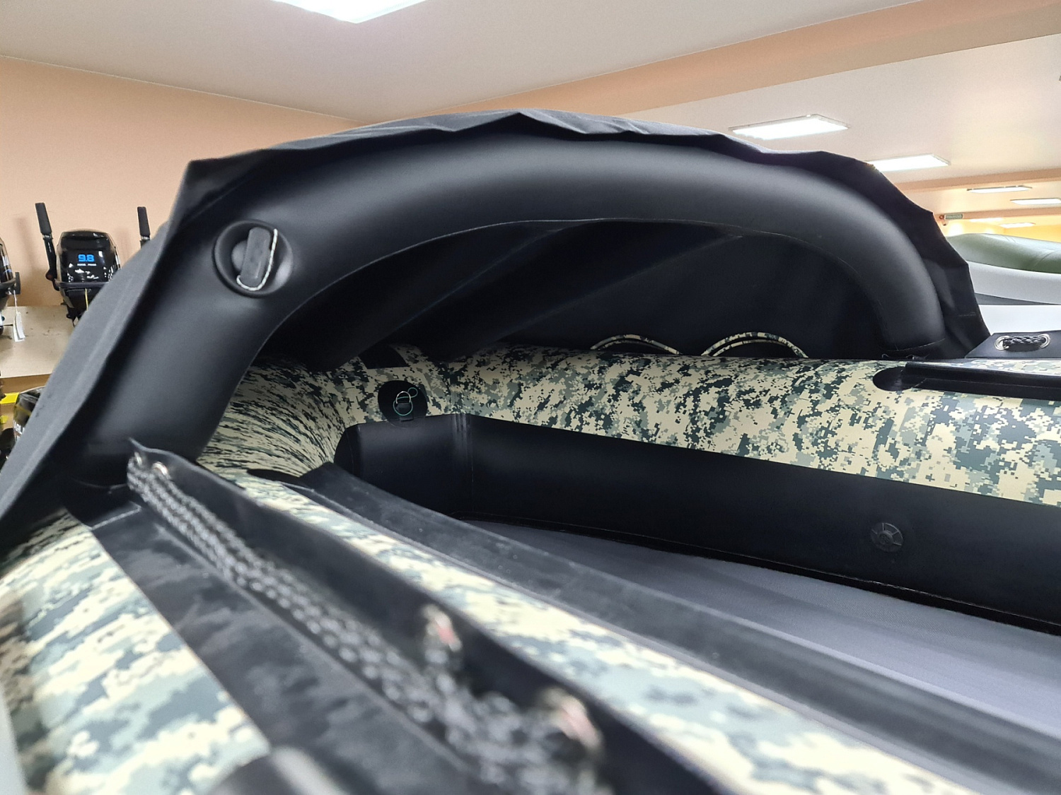 КОМПЛЕКТ НОСОВОГО ТЕНТА К ЛОДКЕ SMARINE AIR MAX 380 ЧЕРНЫЙ в Сергиевом Посаде