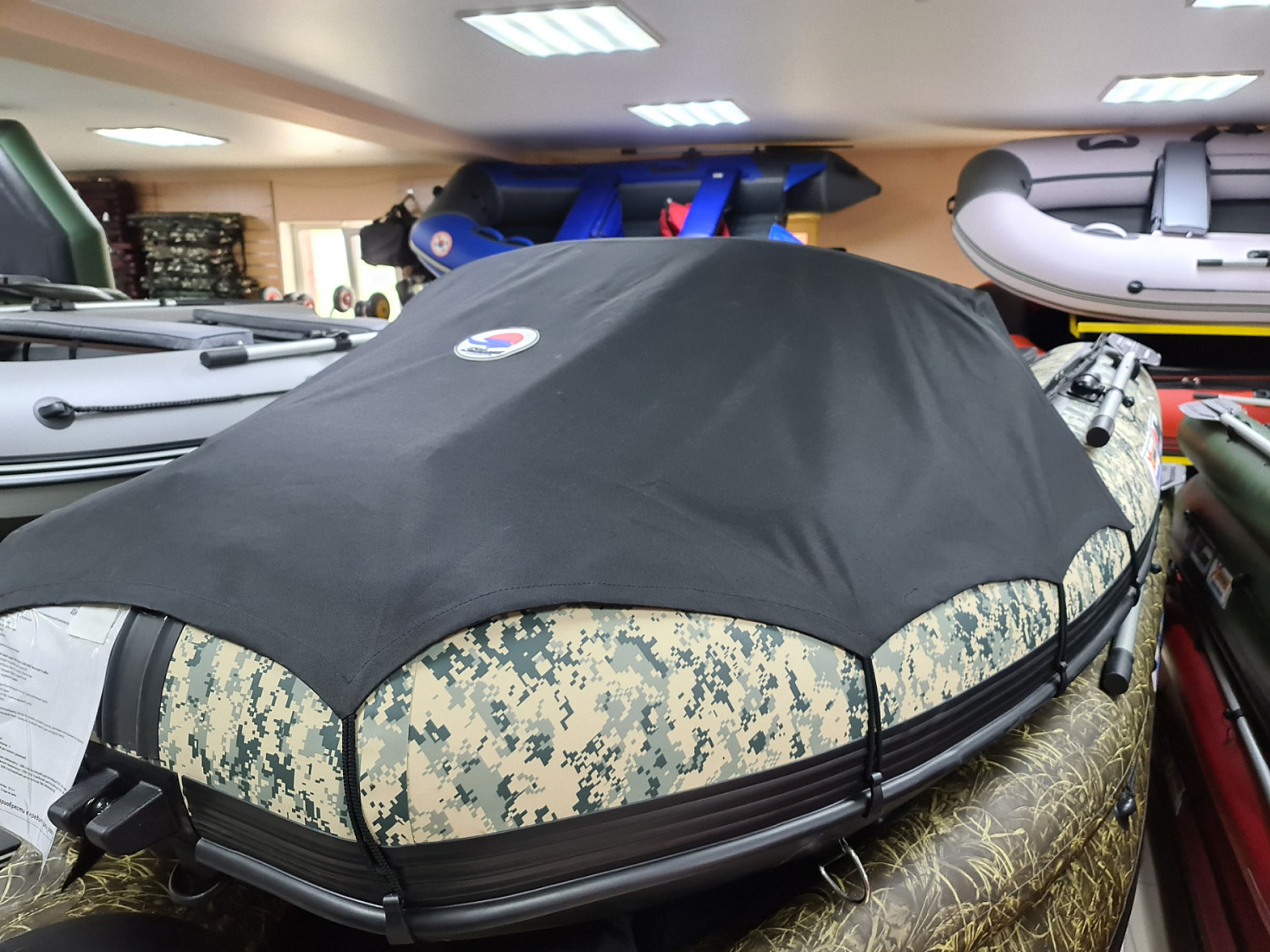 КОМПЛЕКТ НОСОВОГО ТЕНТА К ЛОДКЕ SMARINE AIR MAX 380 ЧЕРНЫЙ в Сергиевом Посаде